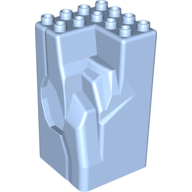 Duplo Rock Cave 4 × 4 × 6 Bright Light Blue