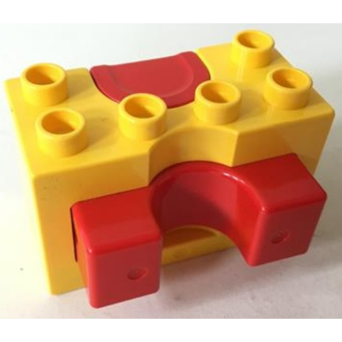 Duplo Car Launcher Yellow