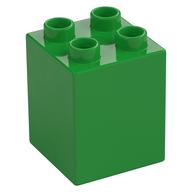 Duplo Brick 2 × 2 × 2 Bright Green