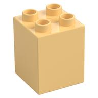 Duplo Stein 2 × 2 × 2 Hellgelb