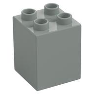 Duplo Stein 2 × 2 × 2 Hellgrau