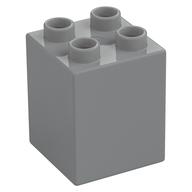 Duplo Brick 2 × 2 × 2 Light Bluish Gray