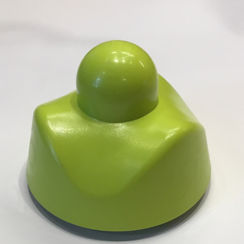 Primo Stacking Base Round Wavy Smallest, One Top Stud Medium Lime