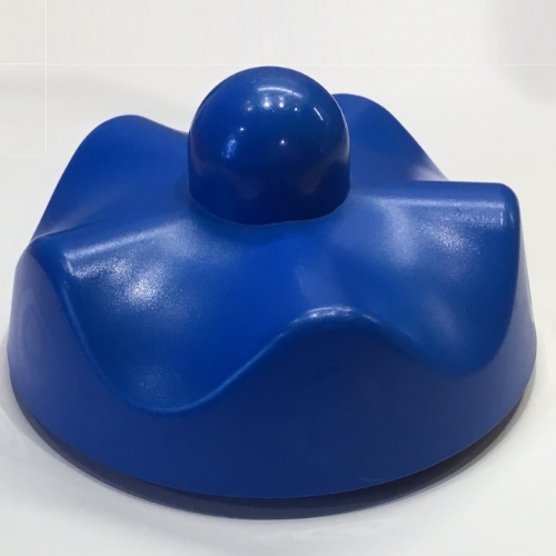 Primo Stacking Base Round Wavy Medium, One Top Stud Blau