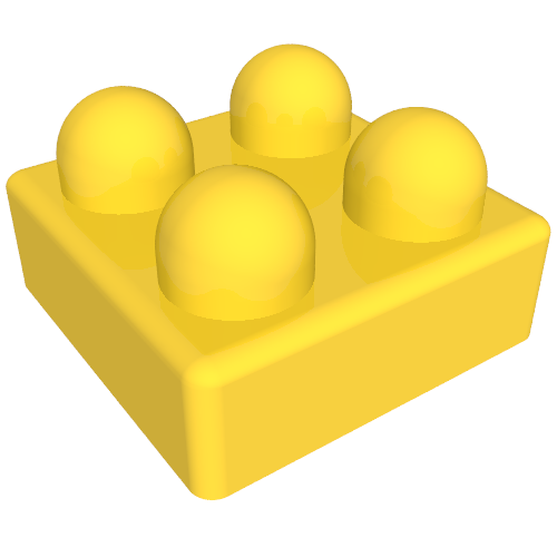 Primo Stein 2 × 2 Gelb