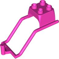 Duplo Horse Harness Dark Pink
