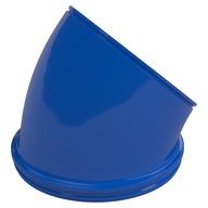 Duplo Ball Tube 45° Turn Blue