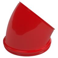 Duplo Ball Tube 45° Turn Red