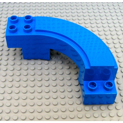 Duplo Road Section, Curve Blau