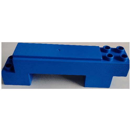 Duplo Road Section Straight 2 × 7 × 2 Blue