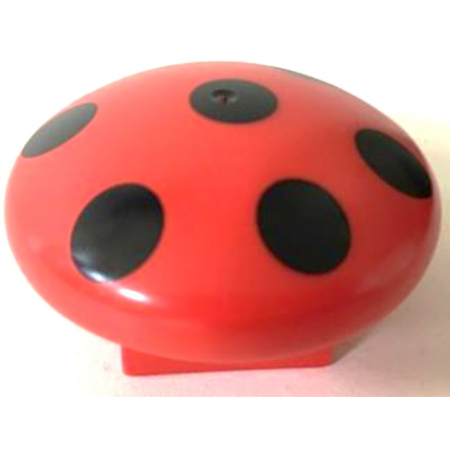 Duplo Mushroom 2 × 2 Base with Black Spots Print Rot