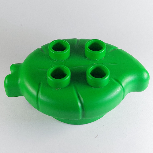 Duplo Plant, Leaf, with 2 × 2 Top Studs Hellgrün