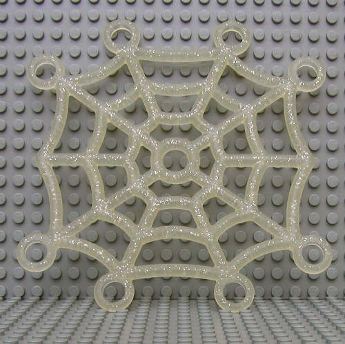 Duplo Spider Web 8 × 8 Glitter Milky White