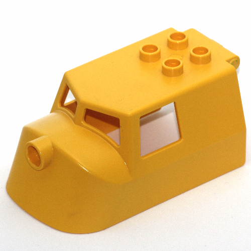 Duplo Train Freight Locomotive Top Gelb