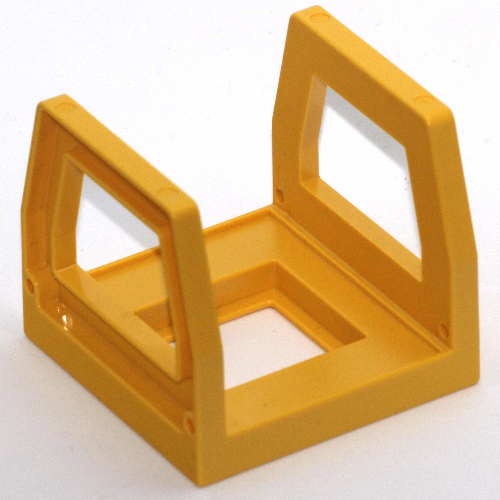 Duplo Train Compartment/Container Frame Gelb