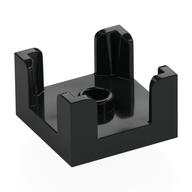 Panel 2 × 2 × 1 Corner Posts with Centre Stud Black