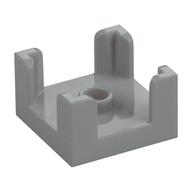 Panel 2 × 2 × 1 Corner Posts with Centre Stud Light Bluish Gray