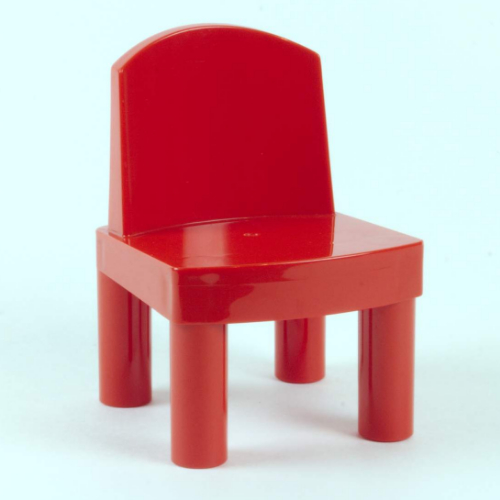 Duplo Doll Chair Red