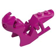 Fairing, Motorcycle, Racing (Sport) Bike with Rounded Front, 1 × 2 Studs Magenta