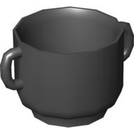 Duplo Pot / Kettle with Handles Black