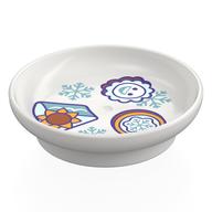 Duplo Dish with Cookies, Cake print White