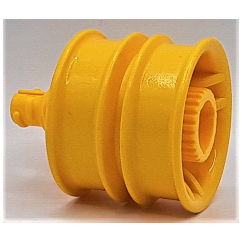 Duplo Toolo Wheel with Action Wheeler Screw Yellow