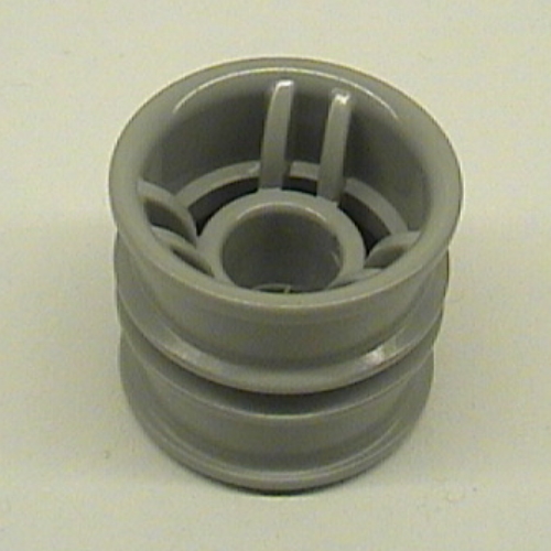 Duplo Toolo Wheel with Action Wheeler Screw Light Gray