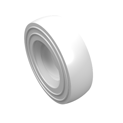 Tyre 14 × 4 Smooth Small Single White