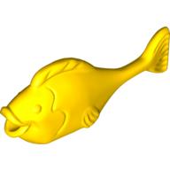 Duplo Animal Fish with Thin Tail and Large Tail Fin Yellow