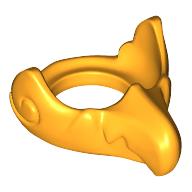 Minifig Neckwear Mask Beak Bright Light Orange