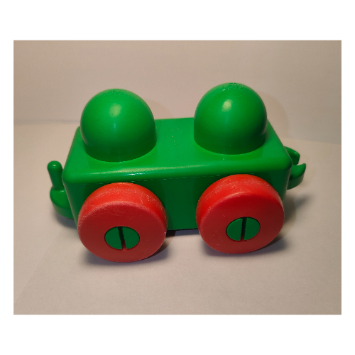 Primo Wheel Base 1 × 2 with Hitches and Red Wheels