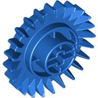 Duplo Technic Gear 24 Tooth Crown Blue