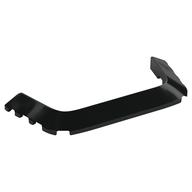Wheel Arch, Mudguard 10 × 4 × 2/3 in Schwarz