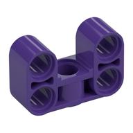 Technic Beam 2 × 3 Thick [90° Offset Centre Beam Hole] Dunkellila