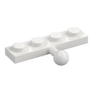 Plate Special 1 × 4 with Towball White