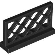 Fence Lattice 1 × 4 × 2 Black