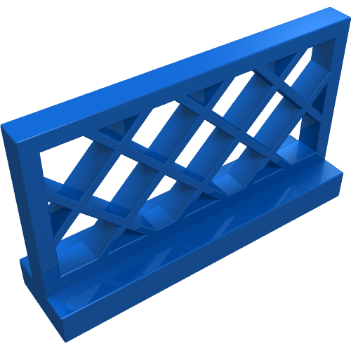 Fence Lattice 1 × 4 × 2 Blau