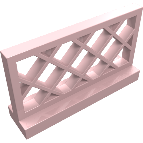 Fence Lattice 1 × 4 × 2 Hellrosa