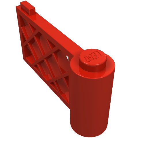 Fence Gate 1 × 4 × 2 Red
