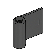 Door 1 × 3 × 2 Right Black