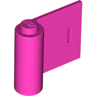 Door 1 × 3 × 2 Right Dark Pink