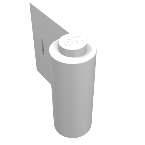 Door 1 × 3 × 2 Left White