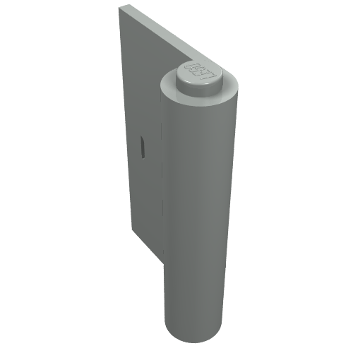 Door 1 × 3 × 4 Left Light Gray