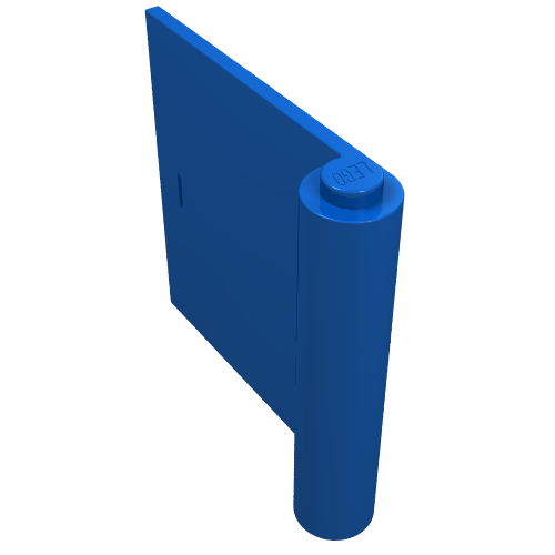 Door 1 × 5 × 4 Left Blue