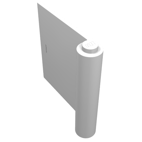 Door 1 × 5 × 4 Left White
