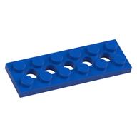 Technic Platte 2 × 6 [5 Löcher] Blau