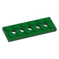 Technic Plate 2 × 6 [5 Holes] Green