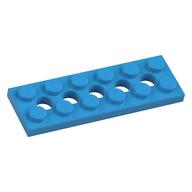 Technic Plate 2 × 6 [5 Holes] Dark Azure