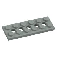 Technic Plate 2 × 6 [5 Holes] Light Gray