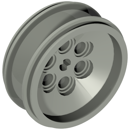 Wheel 68.8 × 24 Model Team Type 1 [Circle Holes around Wheel Ring] Hellgrau